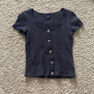 american eagle, xs, black and brown